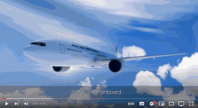 Japan Airlines Safety Video